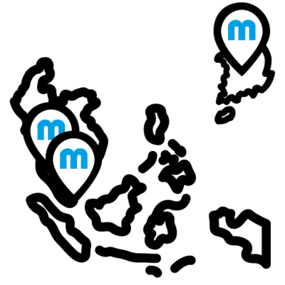 Employees in 3 countries